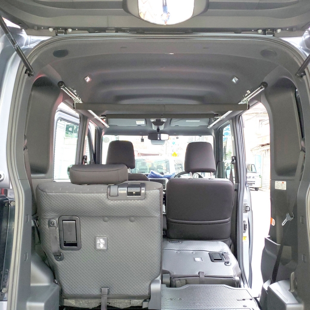 ダイハツ ウェイク サイドバー&スライドバー2本セット 車内キャリア