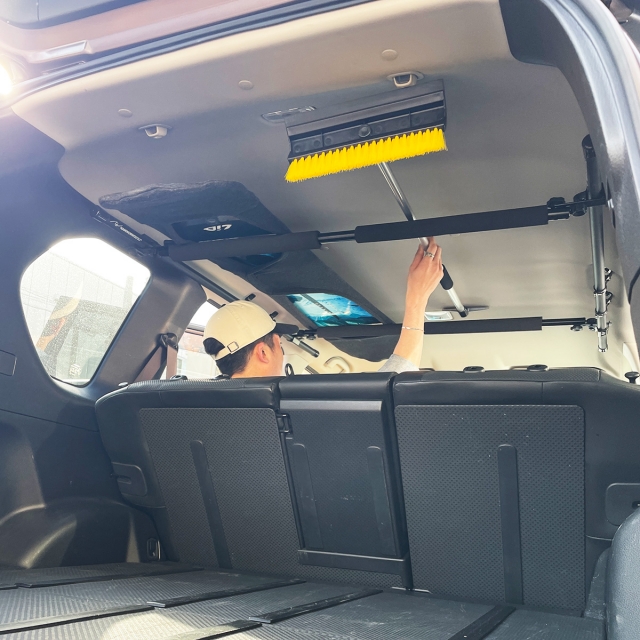 セカンドグリップラック パイプサイドバータイプ 車内キャリア