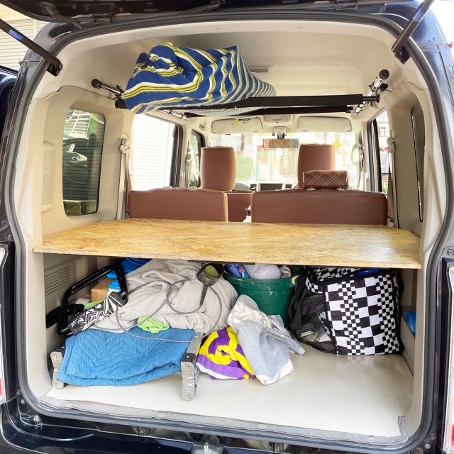 エブリイ DA64W サイドバー&スライドバーセット 車内キャリア