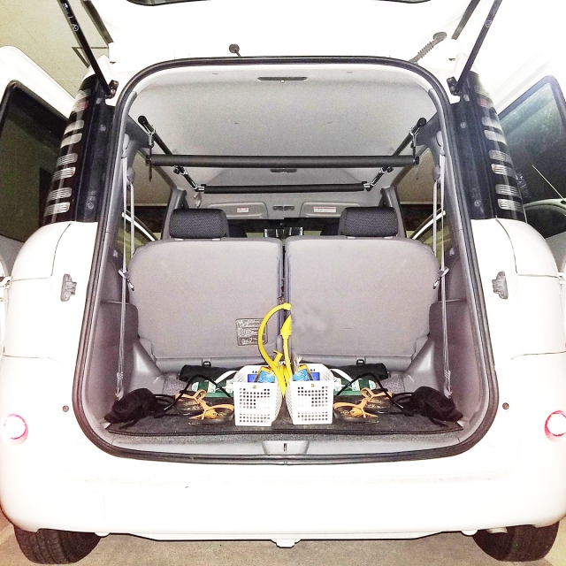 2代目シエンタ 車内キャリア